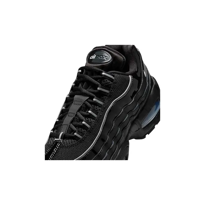 Nike Air Max 95 Black Patent IB6397-001 tongue