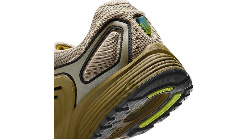 Nike Air Pegasus Wave Khaki Volt IB0612-200 heel