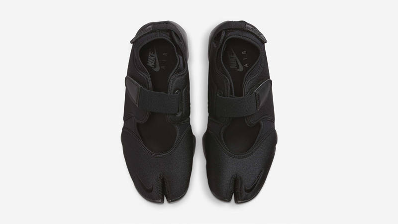 Nike Air Rift Triple Black Satin IH1990-010 middle