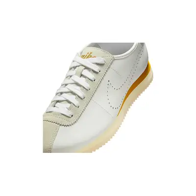 Nike Cortez Leather Light Bone Bronze HQ1841-001 tongue