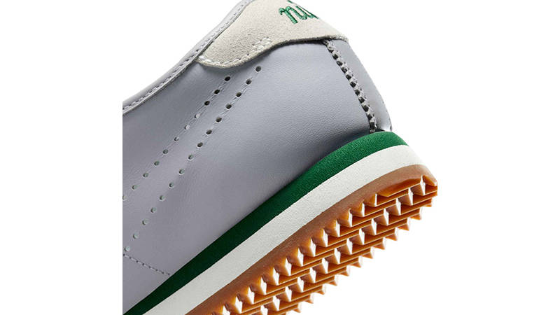 ◆正規品◆NIKE CORTEZ LEATHER WOLF GREY SPORT GREEN(W)◆人気 Nike Cortez Leather Women's Shoes. Nike ID
