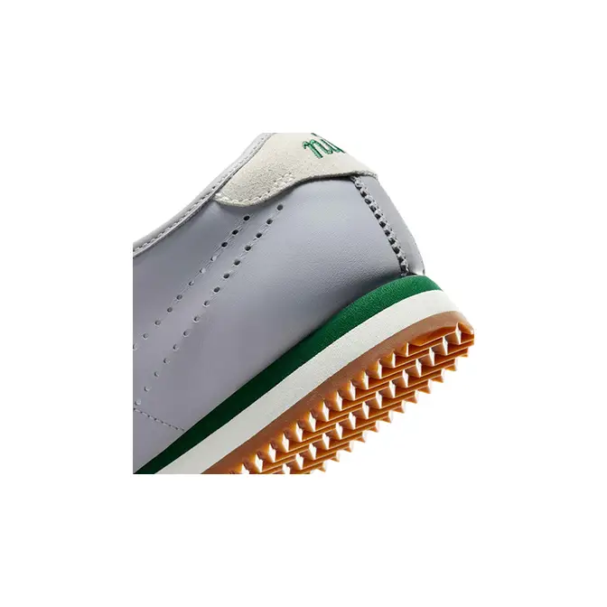 Nike Cortez Leather Wolf Grey Green HQ1841-001 heel
