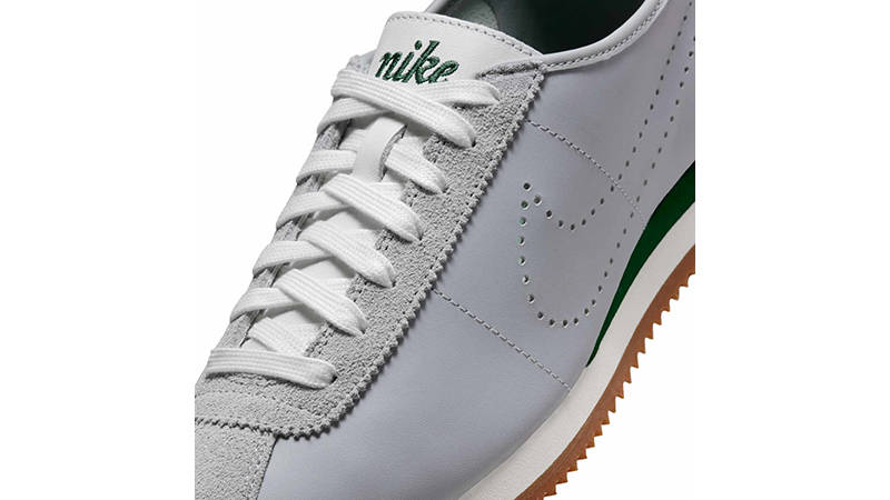 Nike Cortez Leather Wolf Grey Green HQ1841-001 tongue