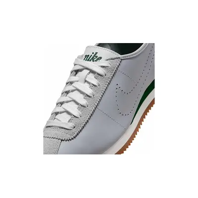 Nike Cortez Leather Wolf Grey Green HQ1841-001 tongue