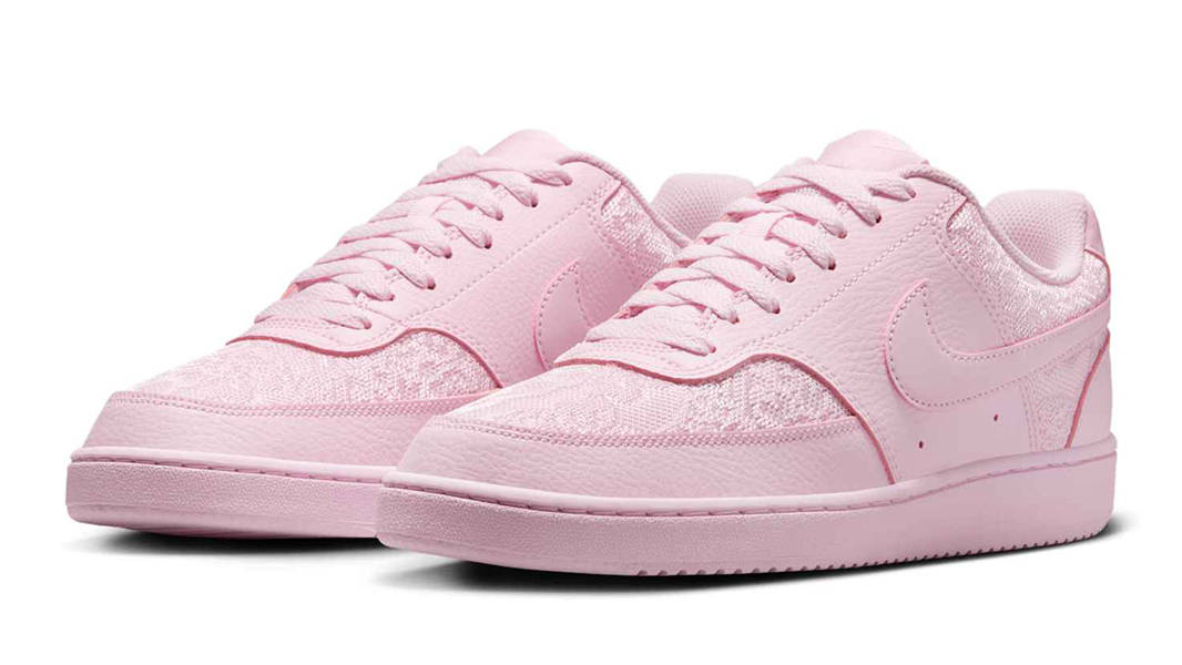 Pink Feminine Air Force Ones Nike Court Vision Low Pink Foam