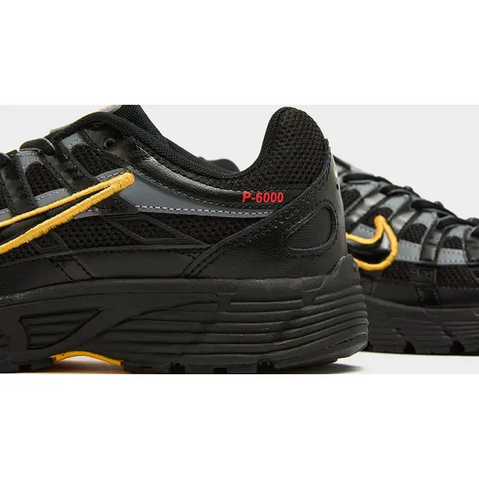 Nike P-6000 GS Black Cement Grey Detail