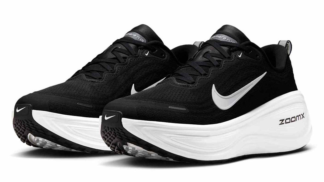 Nike Vomero Plus Black White Front