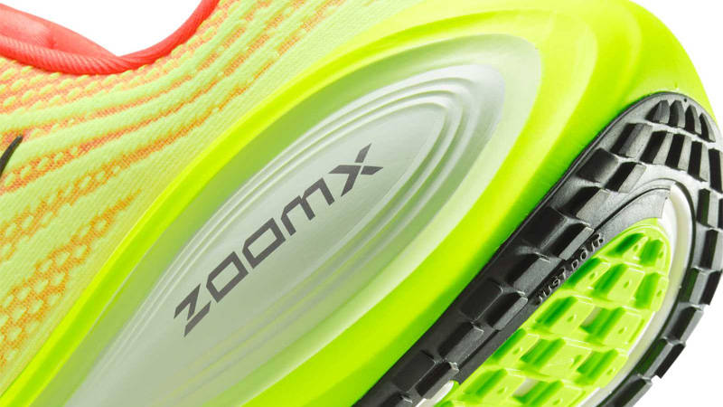 Nike Vomero Plus Orange Volt Closeup
