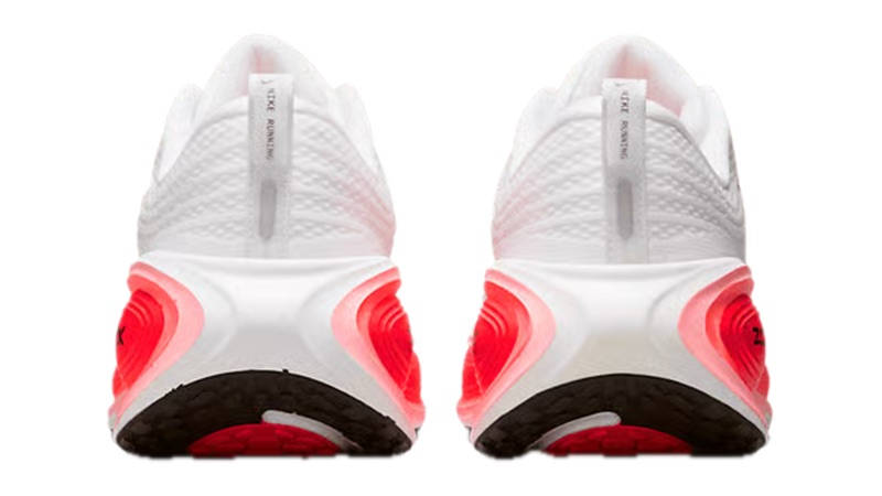 Nike Vomero Plus White Black Bright Crimson HV8150-100 Back Background Removed