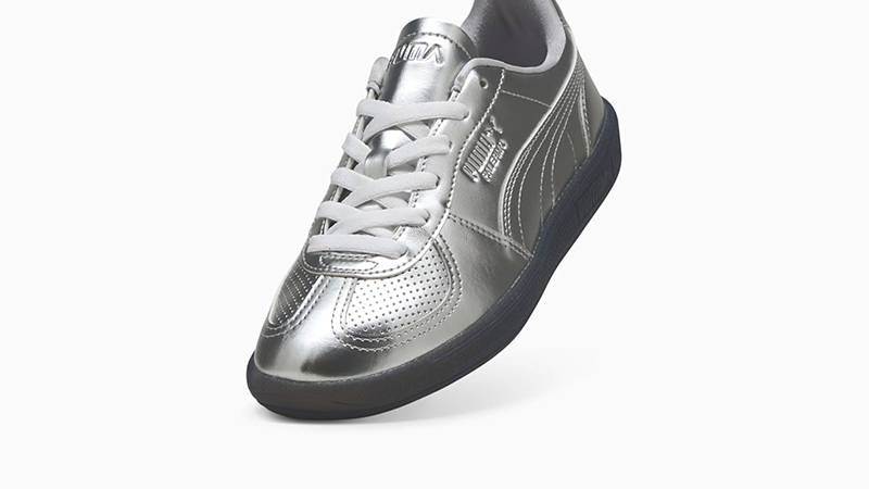 PUMA Palermo Astro Escape Silver Black 400450-01 toe