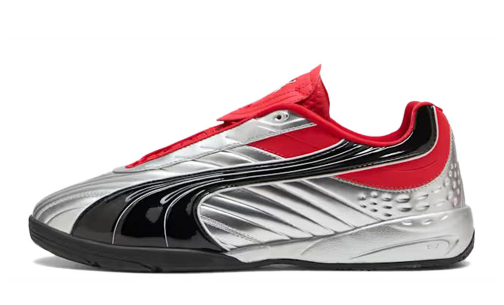 PUMA V-S2 Goalgetter Silver Red