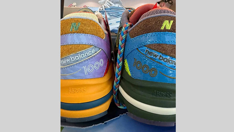 Salehe Bembury x New Balance 1000 Orange Multi | The Sole Supplier