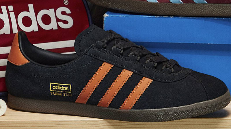 size? x adidas Trimm Star Black Orange Where To Buy