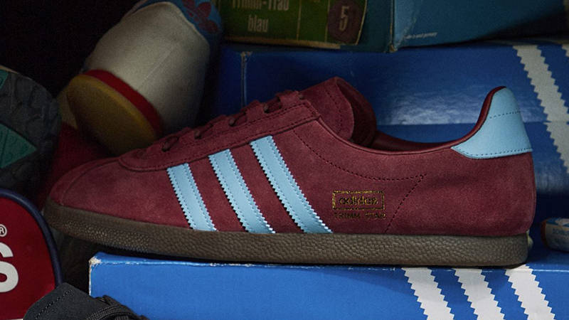 size? x adidas Trimm Star Red Side