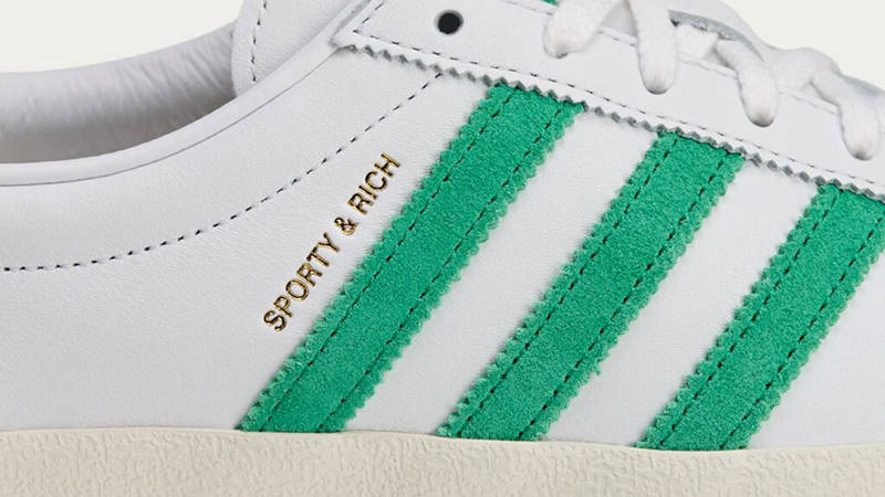 Sporty Rich x adidas Blanc Court Green JP7552 Detail 2