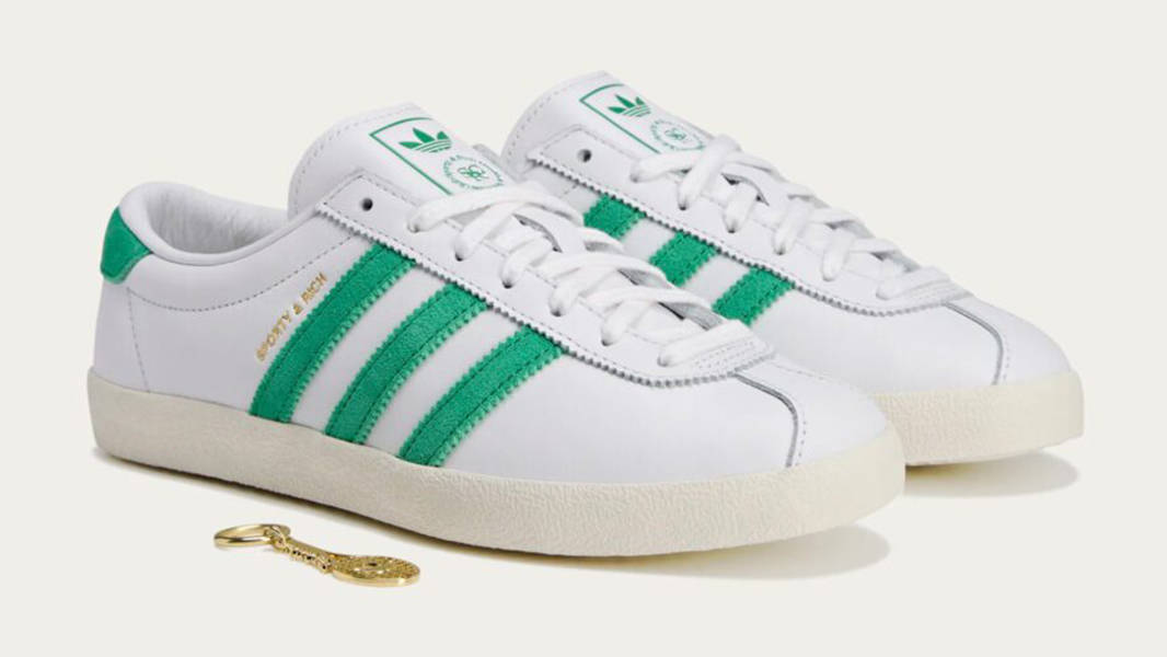 Sporty Rich x adidas Blanc Court Green JP7552 Side