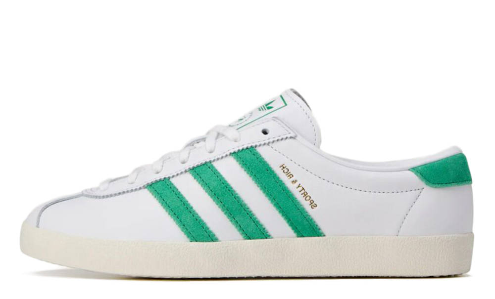 Sporty Rich x adidas Blanc White Court Green JP7552 The Sole