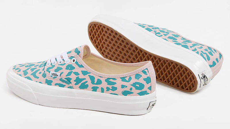 Vans Authentic 44 LX Cheetah Pool Blue Back
