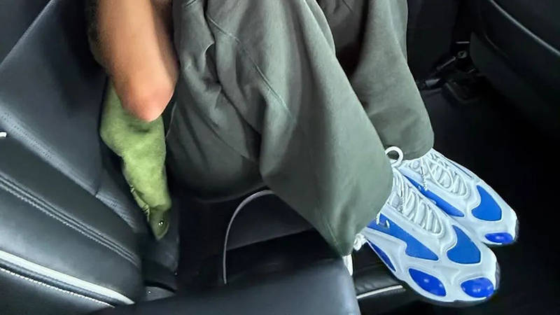 Veneda Carter x Nike Air Max Muse Racer Blue on foot