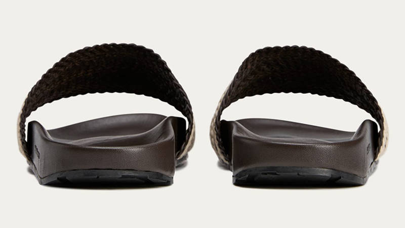 Wales Bonner x adidas Adilette Dark Brown JR0229 Back
