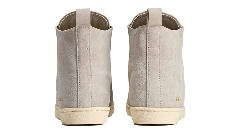 Wales Bonner x adidas Superstar Hi Stone Grey JQ7633 back