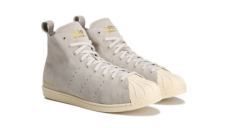Wales Bonner x adidas Superstar Hi Stone Grey JQ7633 front