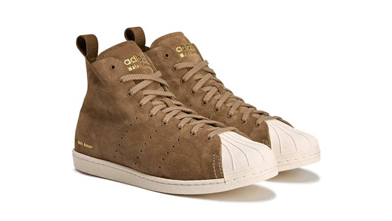 Wales Bonner x adidas Superstar Hi Tan Brown JR0217 front