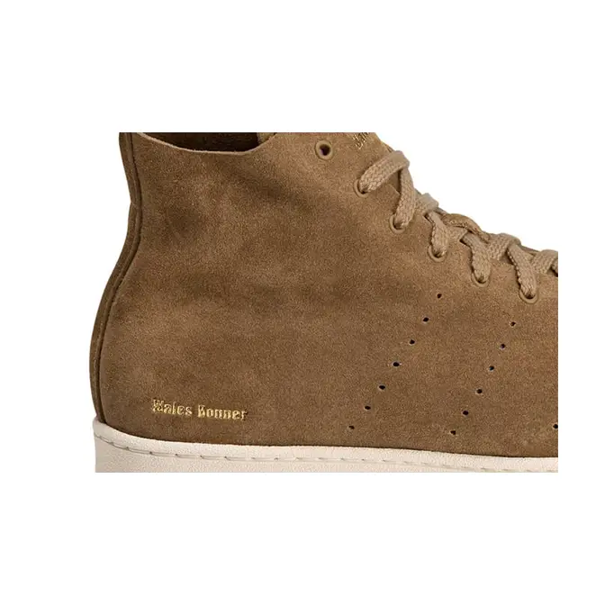Wales Bonner x adidas Superstar Hi Tan Brown JR0217 heel