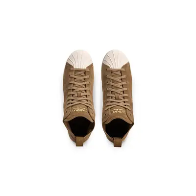 Wales Bonner x adidas Superstar Hi Tan Brown JR0217 middle