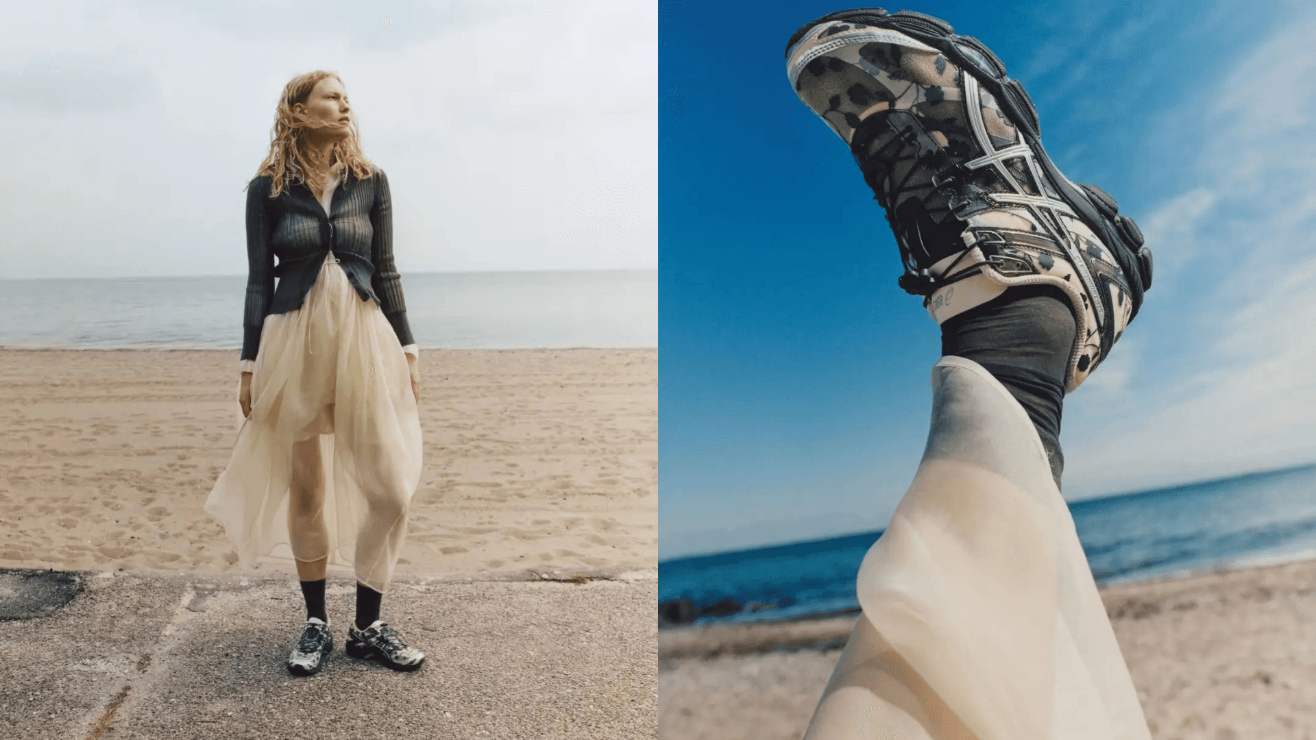 Cecilie Bahnsen x ASICS Gel-Cumulus 16 SSCB Ivory Black