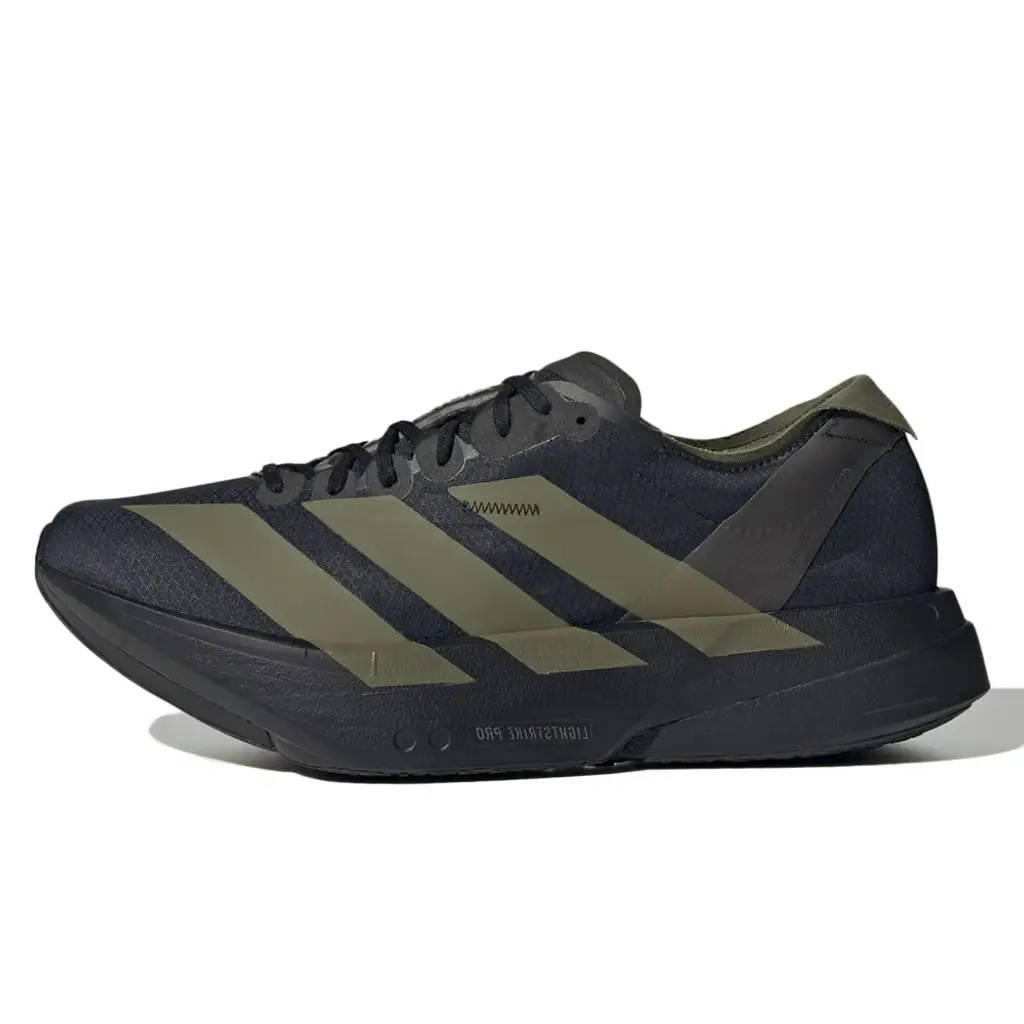 adidas Adizero Adios Pro 4 Black Focus Olive Green