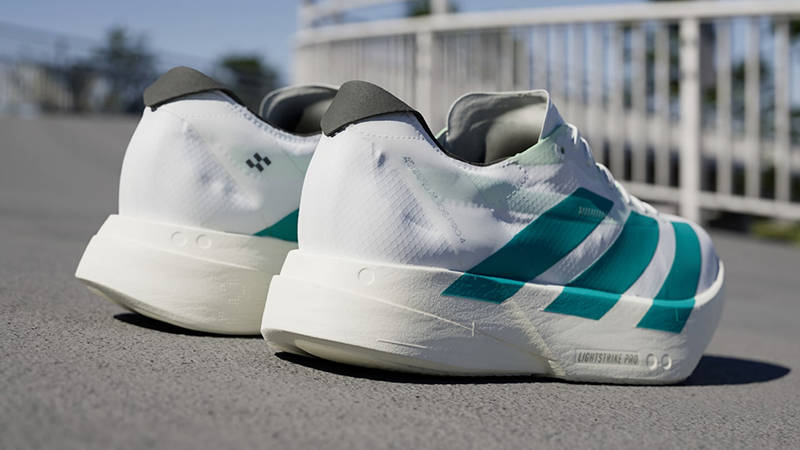 adidas Adizero Adios Pro 4 White Pure Teal JR1267 Back