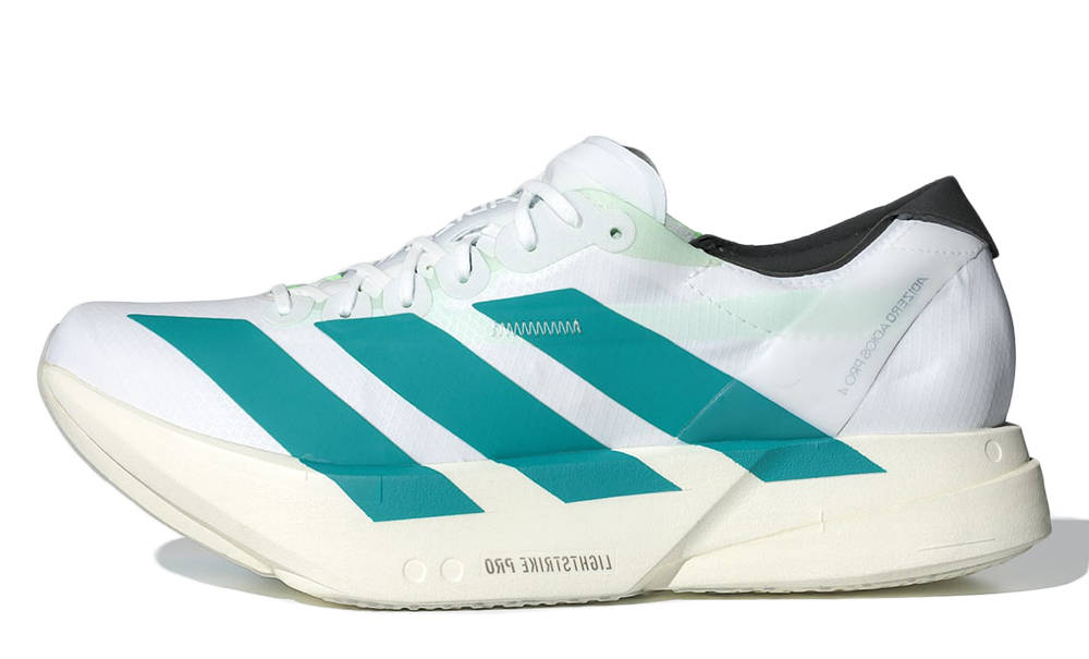 adidas Adizero Adios Pro 4 White Pure Teal