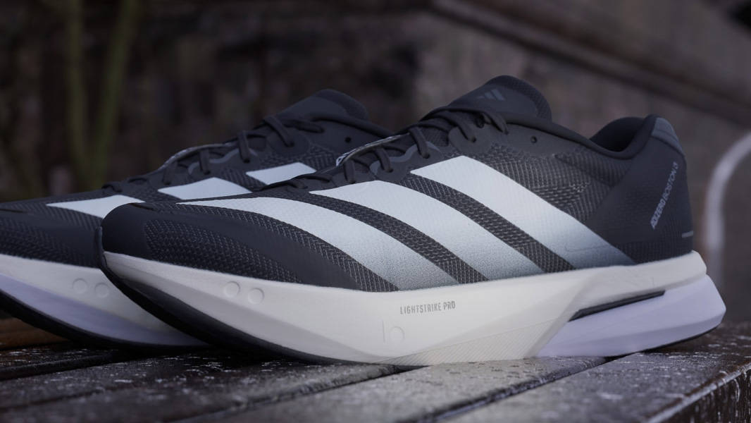 adidas Adizero Boston 13 Black White Side