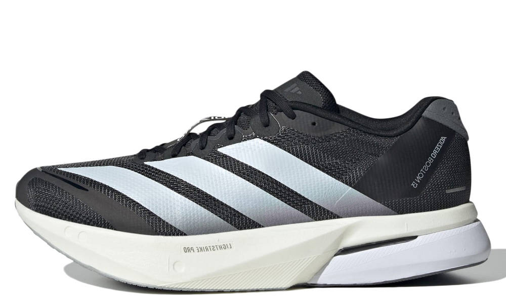 ADIZERO BOSTON 13 M ホワイト/ブラック/レッド adidas Adizero Boston 13 Men's White/Core Black/Lucid Red