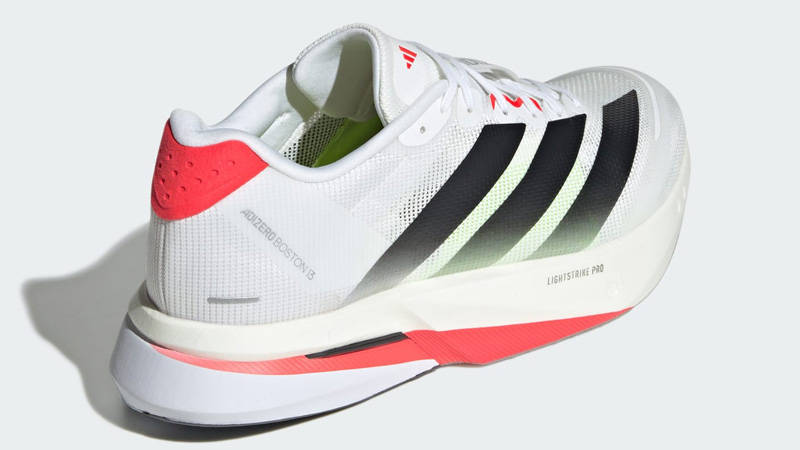 adidas Adizero Boston 13 Cloud White Black Red Back