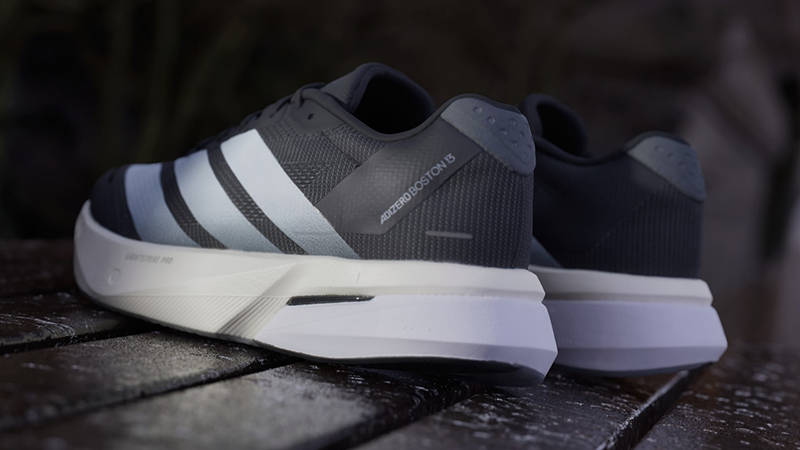 adidas Adizero Boston 13 Core Black Grey JS4958 Back