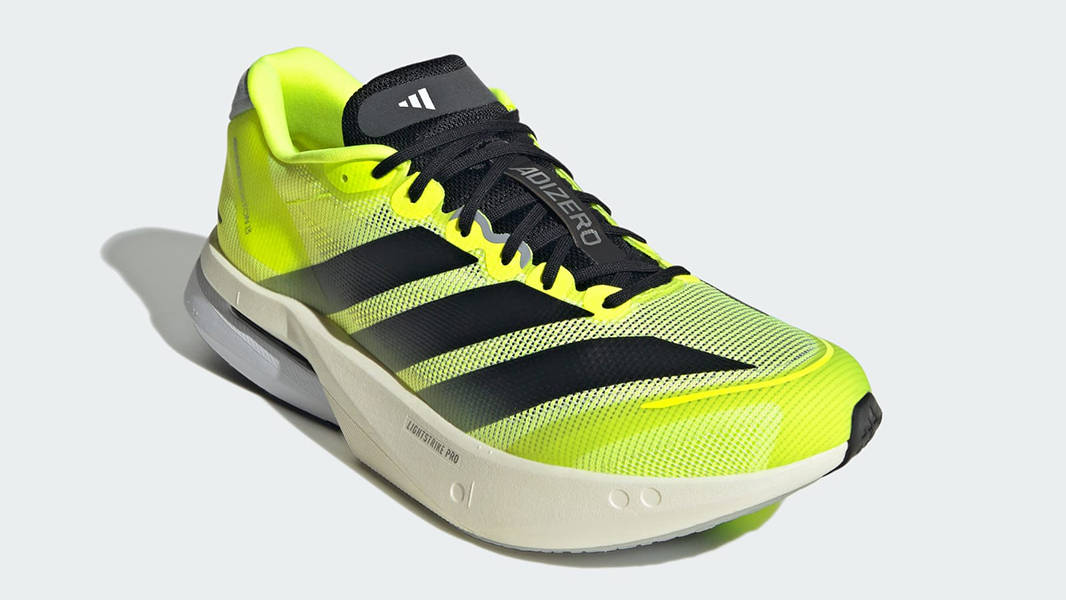 adidas Adizero Boston 13 Lucid Lemon JS4933 Side