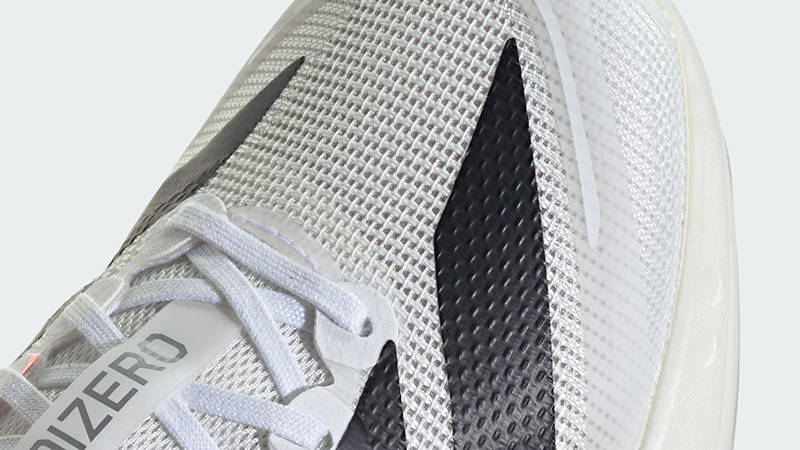 adidas Adizero Boston 13 White Black Red JS4934 Detail