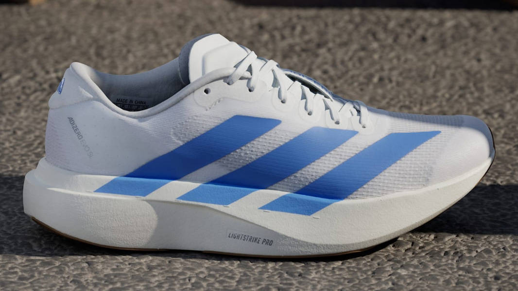adidas Adizero Evo SL White Blue Fusion Womens Lifestyle