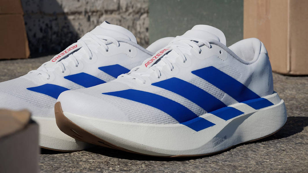 adidas Adizero EVO SL White Royal Blue Front Side