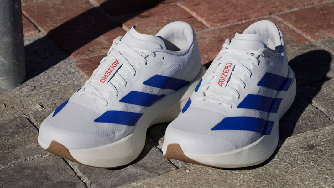 adidas Adizero EVO SL White Royal Blue Front