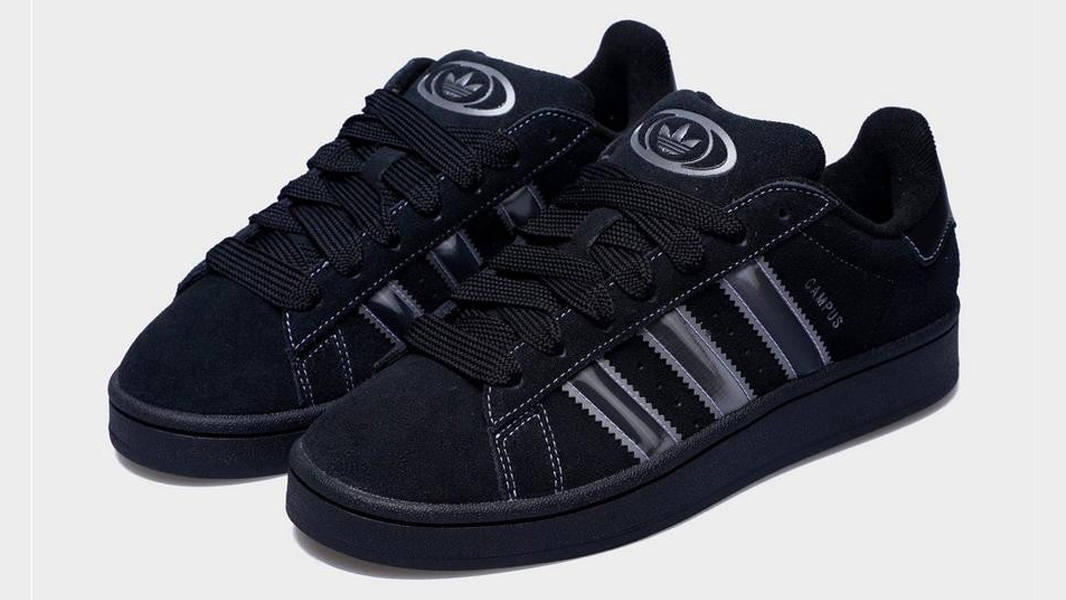 adidas Campus 00s Black Silver Iron Metallic Front