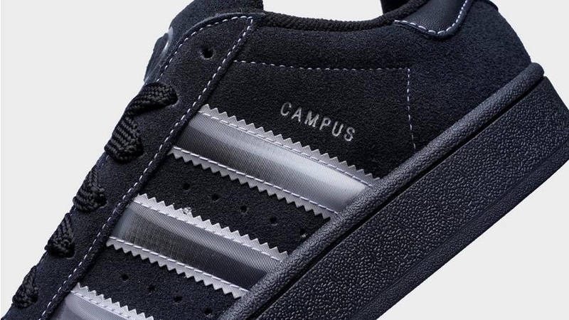 adidas Campus 00s Black Silver Iron Metallic Side
