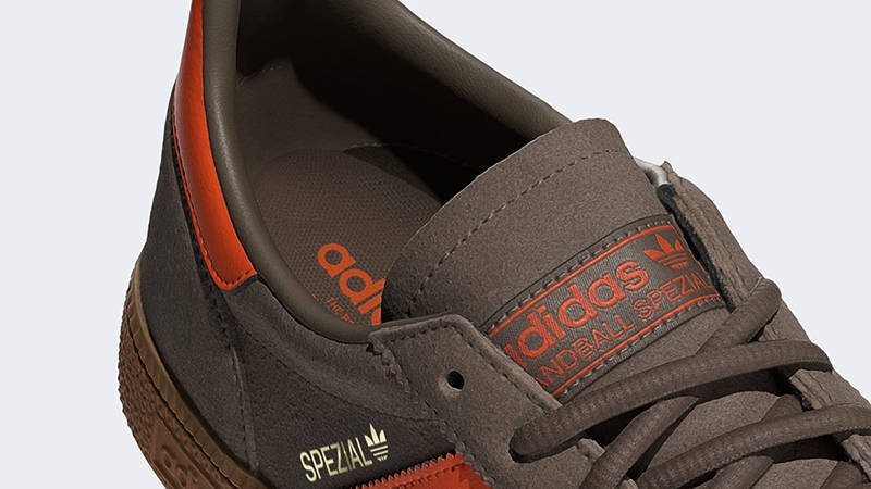 adidas Handball Spezial Cargo Brown Orange JR3846 Detail