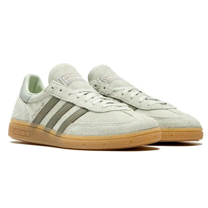 adidas Handball Spezial Linen Green Silver Front