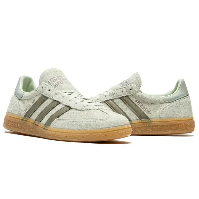 adidas Handball Spezial Linen Green Silver Lifestyle Front