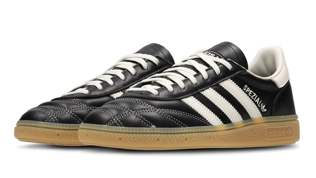 adidas Handball Spezial Quilt Stitch Black White JR3723 Side
