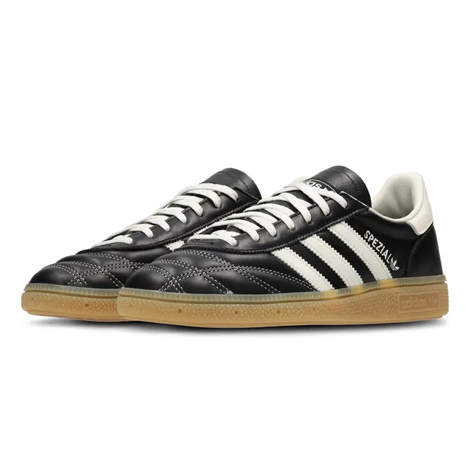 adidas Handball Spezial Quilt Stitch Black White JR3723 Side