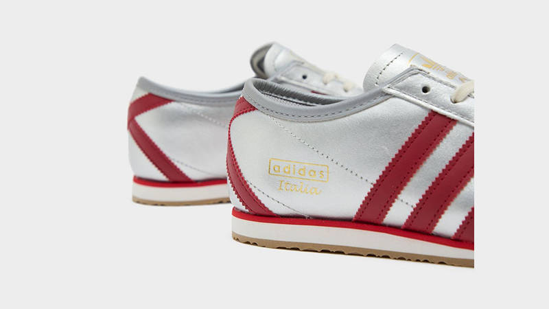 adidas Italia 70s Silver Metallic Red JQ6964 back